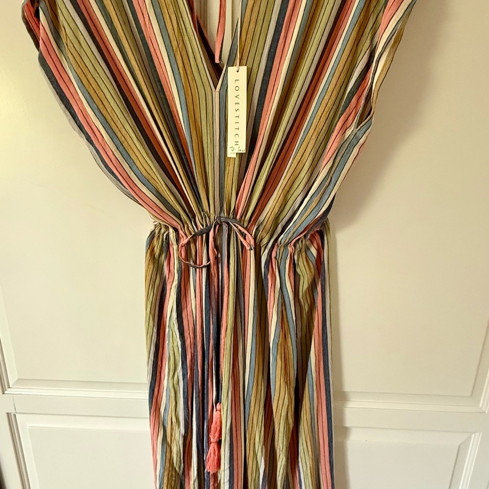 Lovestitch Multicolor Striped Maxi Dress